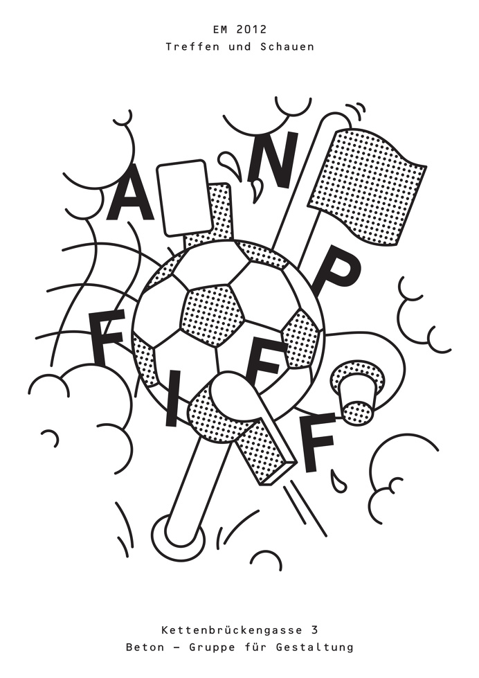Football poster by BETON