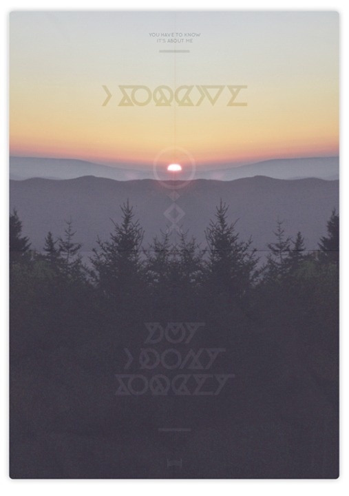 Feel Better - Hadrien Degay Delpeuch #vector #minimal #poster #sunrise #forget #forest #paper #typography
