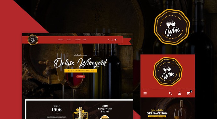 #Deluxe #Wineyard & #Drinks - #Prestashop #Responsive #Theme #eCommerce #Website #Design #Template