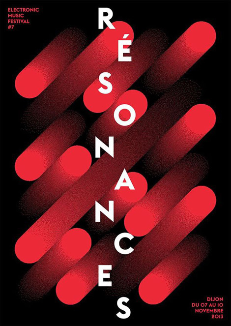 flyer, poster, resonances, music festival