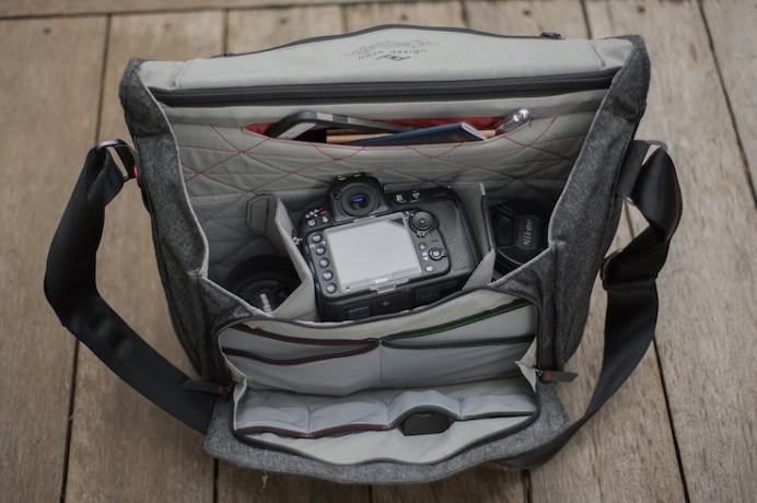 The Everyday Messenger Bag is bag that is designed by a photographer/world traveller that had made suggestions based on what would be functi