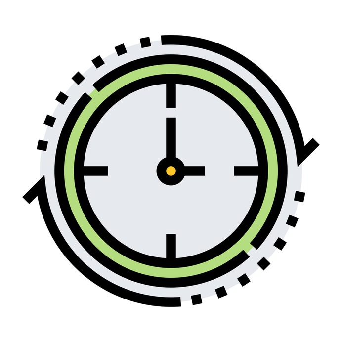 See more icon inspiration related to clock, watch, time, advancing, time and date, circular arrows, schedule, work, forward and arrows on Flaticon.