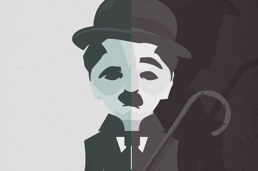 chaplin_guapo_02.jpg (753×500) #illustration #chaplin #vectorial
