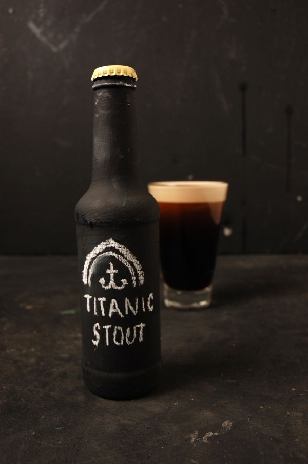 Stout Beer Chalkboard Packaging - ByÂ Laurence Smith #beer #stout