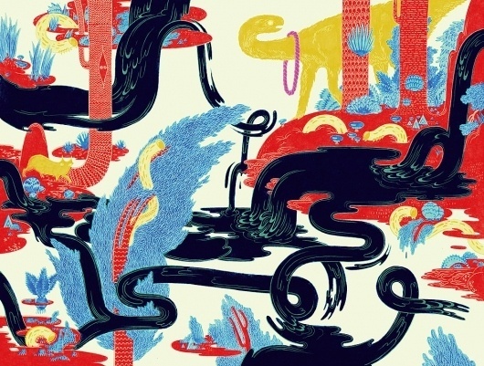 BLDG//WLF #illustration #color #surreal