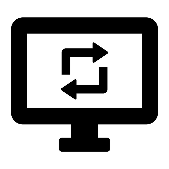 See more icon inspiration related to transfer, tv, electronic, television, multimedia, screen, monitor, technology and computer on Flaticon.