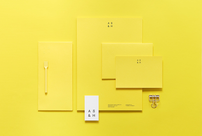 Architects Soini & Horto branding yellow helsinki logo logotype mindsparkle mag black logo logotype type typography print magazine cover new