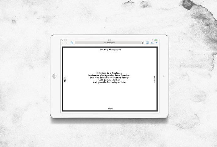 Erik Berg by Whiskey & Mentine #website