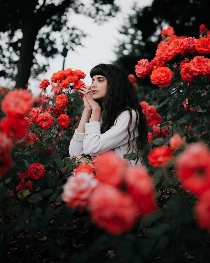 Gorgeous Flower Portrait Photography by Paarsa Hajari