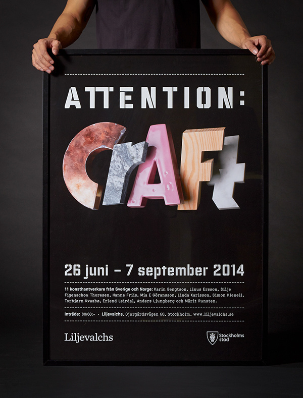 Attention: Craft on Behance #type #image