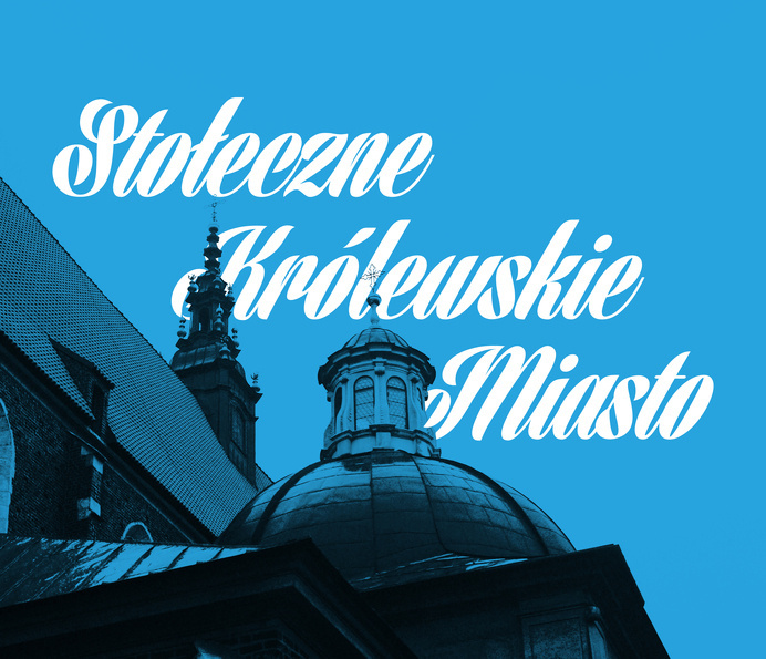 Cracow Poster #architecture #poster #poland #type #blue