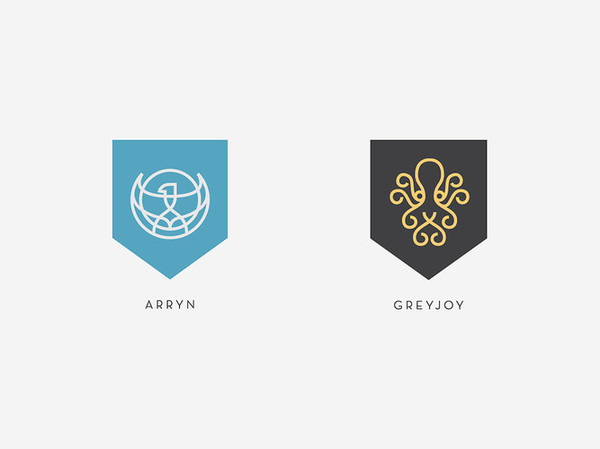 7 | A Top Nike Designer Rebrands Game Of Thrones | Co.Design: business + innovation + design #gold #logo #brand #rebrand