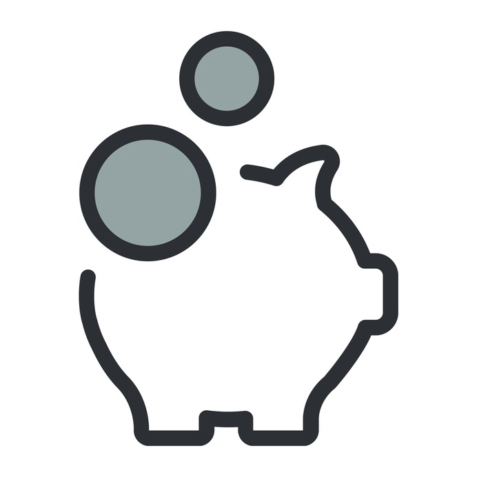 See more icon inspiration related to save, money, coin, piggy bank, savings, Funds and business and finance on Flaticon.