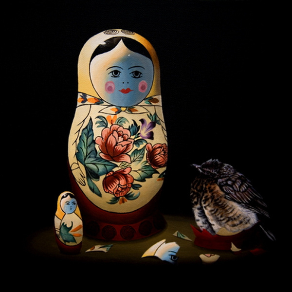Bird in animal surreal art #surrealism #realism #painting #paintings #art #animal
