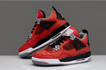 Nike Sneakers Retro Jordan IV "Got Em" Laser Customs for Corporate by Absolelute #shoes