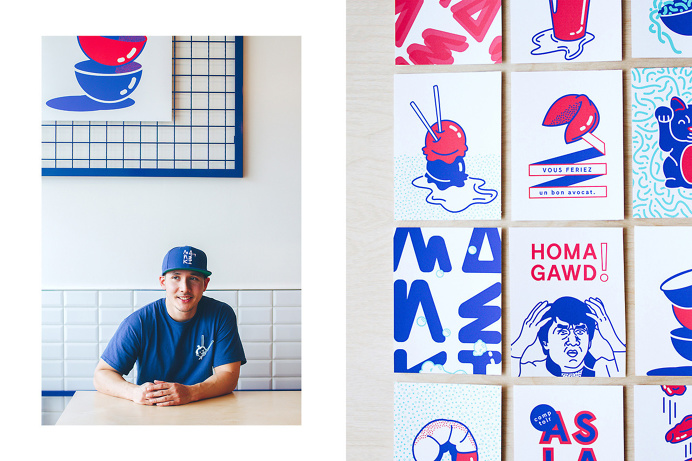 Branding & Interior Design for Maneki by Studio Beau "Casual and friendly, Maneki is the unpretentious asian counter with good vibe and go