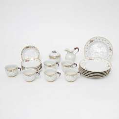 MEISSEN mocha Swan service, 20. Century, 1. Choice. #porcelain