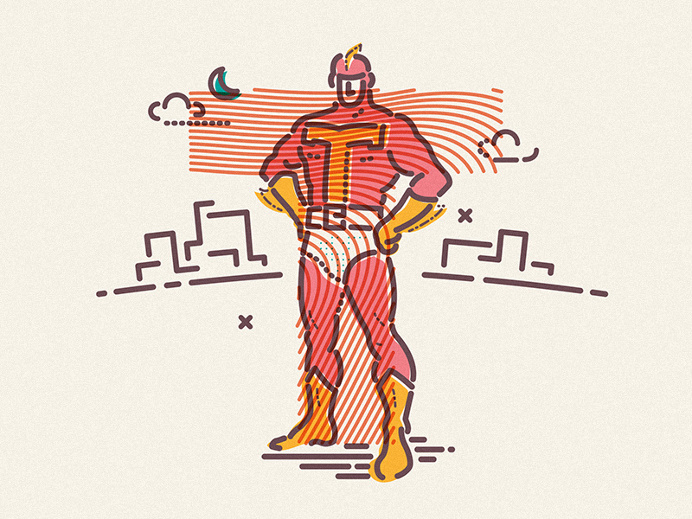 Turboman x Colour and Lines