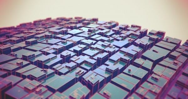city2.png (1300×686) #poster #grid #model #city #abberation