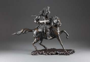 FINE REPRESENTATION OF A RIDING SAMURAI