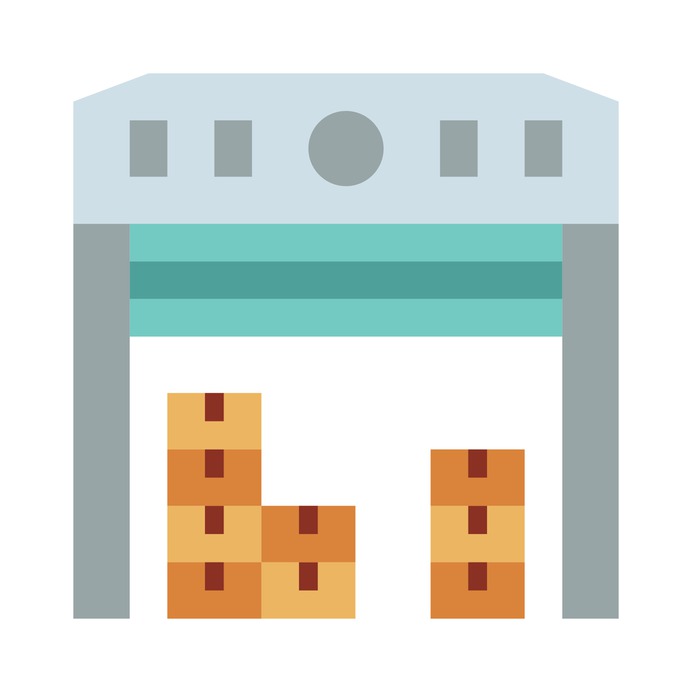 See more icon inspiration related to shipping and delivery, warehouses, factories, stocks, warehouse, storage and buildings on Flaticon.