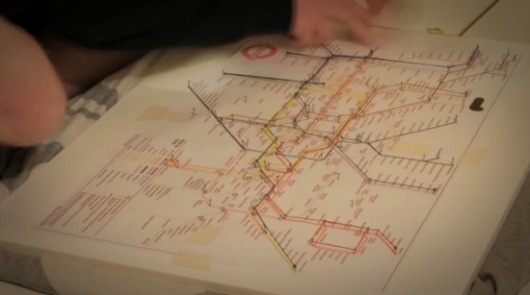 String Map | Fubiz™ #metro #map