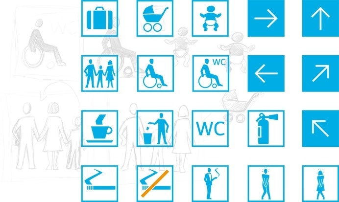 westbahn. design, leitsystem, wegeleitung, piktogramme #pictogram #iconography #icon #sign #iconic #picto #symbol #emblem