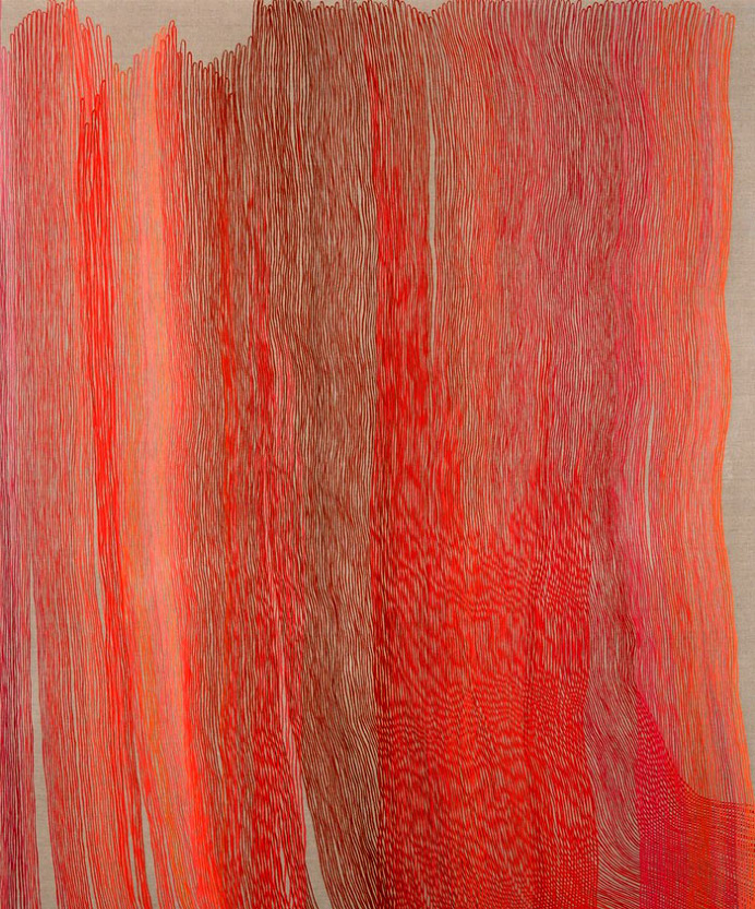 Fluid Lines in Vibrant Color -#art, #fineart, art