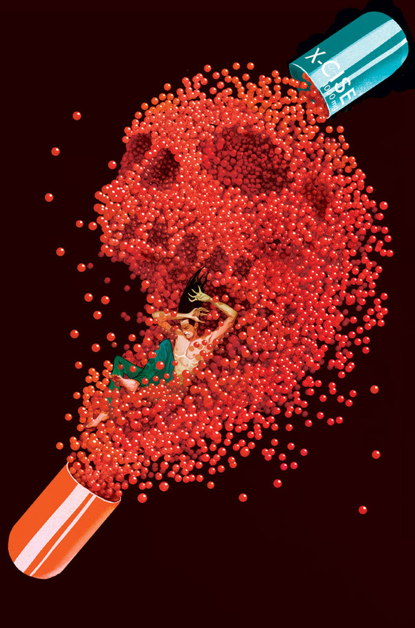delMundo XMen legacy11 by deadlymike on deviantART #pills #skull