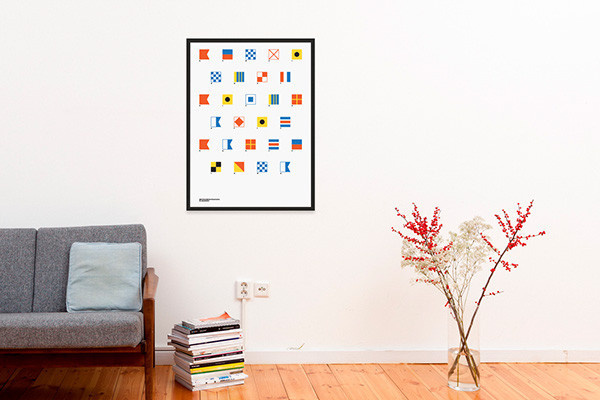 Benvingut BisgrÃ fic Barcelona Poster #interior #design #poster #nautical