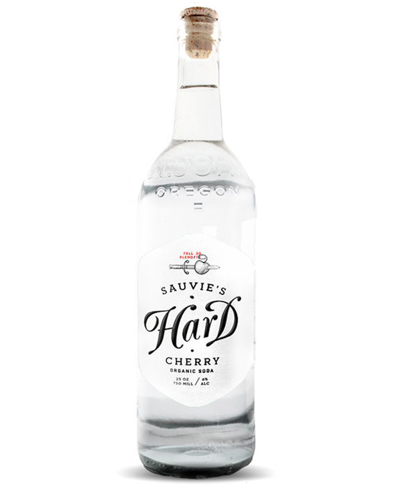 Concept: Sauvie's HardÂ Cherry The Dieline #drink #alcohol #bottle