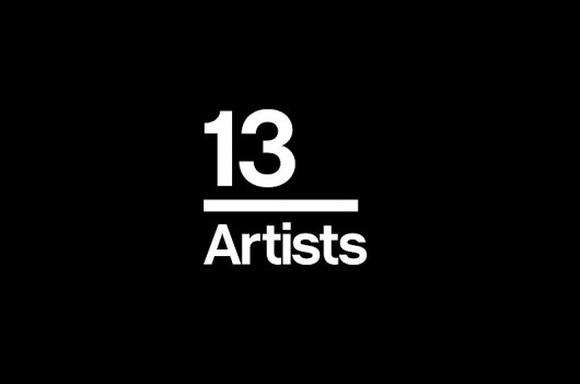 13 Artists - Red Design #logo #identity