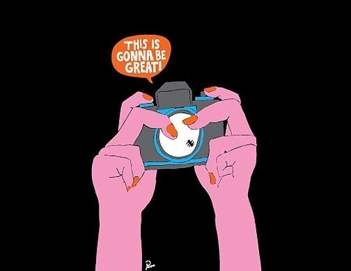 Super Touch Art » Blog Archive » BAR"THHHH"ELONA///PARRA'S POP MART… #camera #illustration #parra
