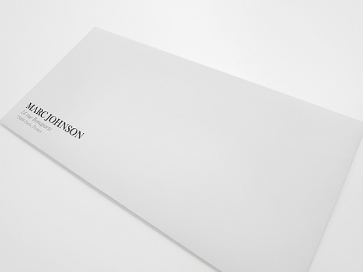 Marc Johnson identity concepts / 2011 on the Behance Network #identity #stationary #envelope