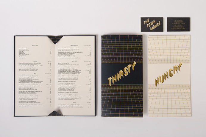 The Town Mouse #print #menu
