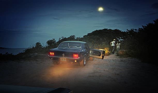 A couple being chased.
