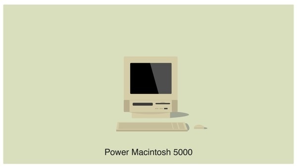 Illustrations Of Every Single Macintosh Computer Ever Created DesignTAXI.com #apple #minimalistic #illustration #imac #mac