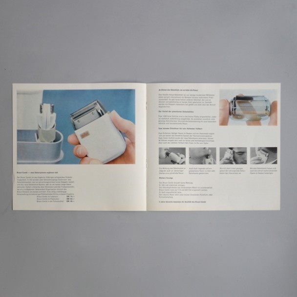 Braun brochure Otl Aicher 1955 via www.dasprogramm.org