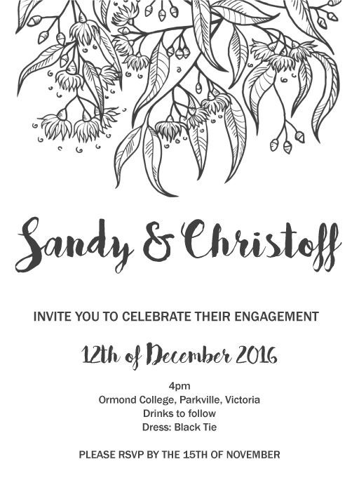 Perfect design for a backyard engagement #paperlust #engagement #engagementinvitation #invitation #engagementcards #engagementinspiration #