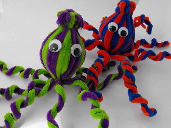 50+ Pipe Cleaner Animals for Kids #cleaner #pipe #kids #diy #animal