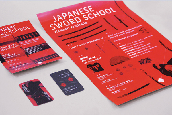 Corey JamesÂ Â |Â Â http://corey j.com"I worked with Sensei Peter James to rebrand the Japanese Sword School of WA, which needed a fresh #branding #stationery