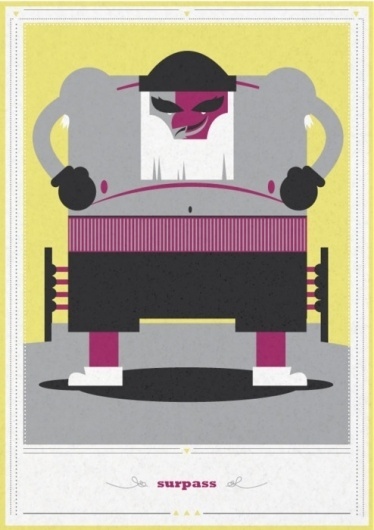 The Boxer - Defringe #illustration