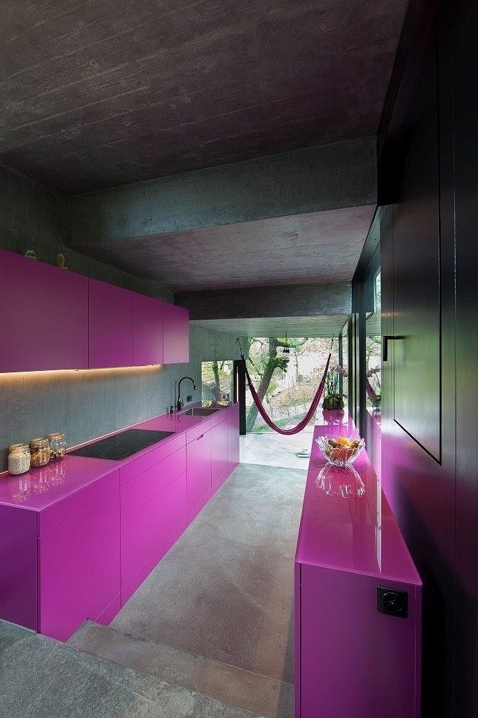 Trubel House by L3P Architekten successful architectural solution for difficult terrain - www.homeworlddesign. com (6) #interior #kitchen #architecture #design