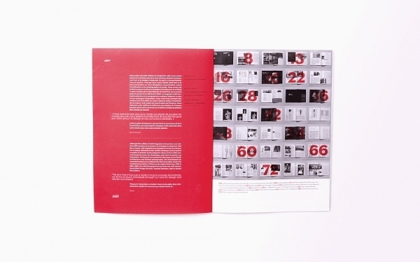 ad-001-deuxhuithuit.jpg 1.020×637 pixels #type #helvetica #spread #red
