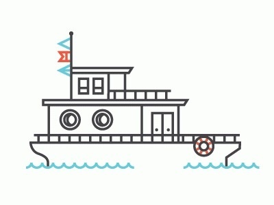 Always With Honor #illustration #line #boat