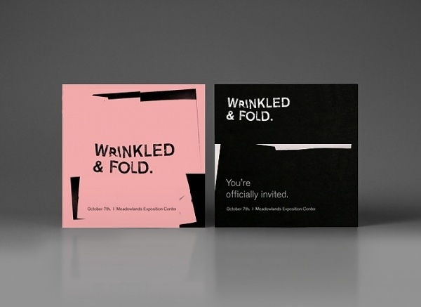 Wrinkled & Fold — Graphic Art Project | Calendar — Branding & Graphic Design Bureau #black #typography
