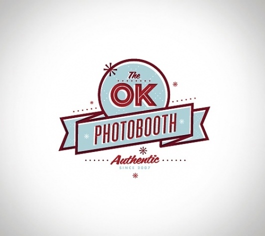 The OK Photobooth logo - FOUNDRY CO #logo
