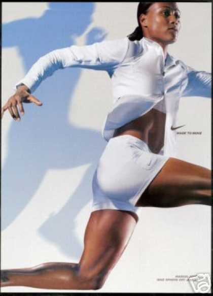 Marion Jones Photo Print Nike Sport Fashion (2004)