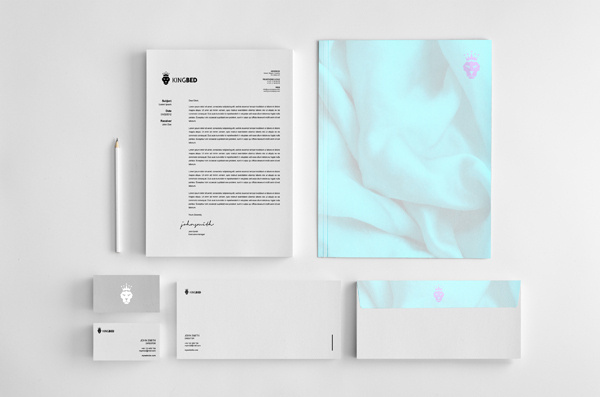 KINGBED CI #design #minimalism #corporate #identity #ci #logo