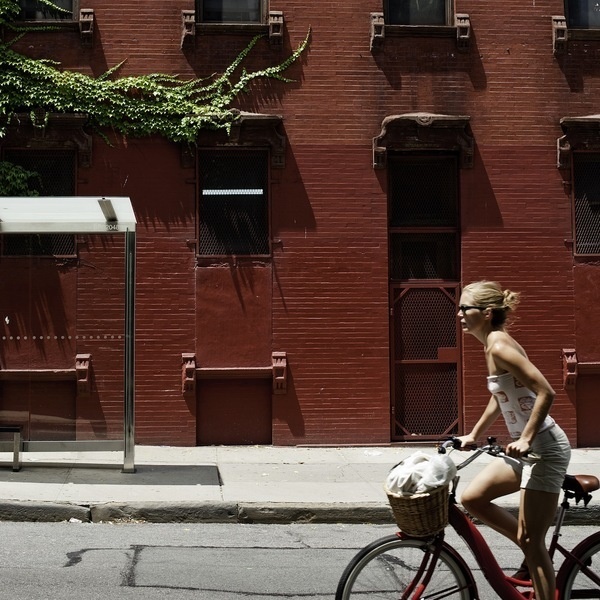 NEW YORK CITY on Behance #nyc #red #bike